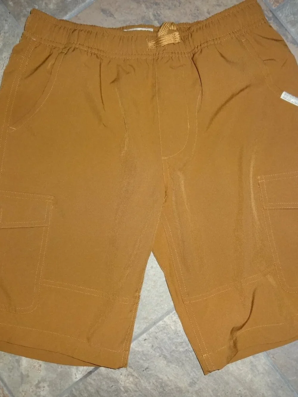 Lot 2 Shorts boy 14 quick dry type=adjustable Tony Hawk Khaki Cargo+Weatherproof